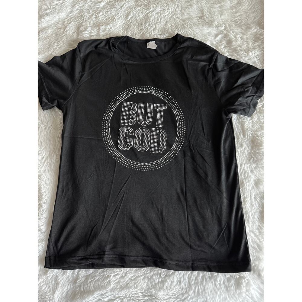 BUT GOD bling T size S